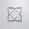 Ekena Millwork Large Kiowa Decorative Fretwork Wood Wall Panels, Walnut, 23 3/8"W x 23 3/8"H x 3/8"T WALW24X24X0375KWAWA - alternate 5